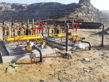 天然气井场计量生产管汇撬9井式RTU系统