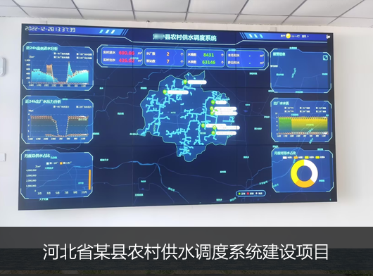 河北某县农村供水调度系统项目建设案例