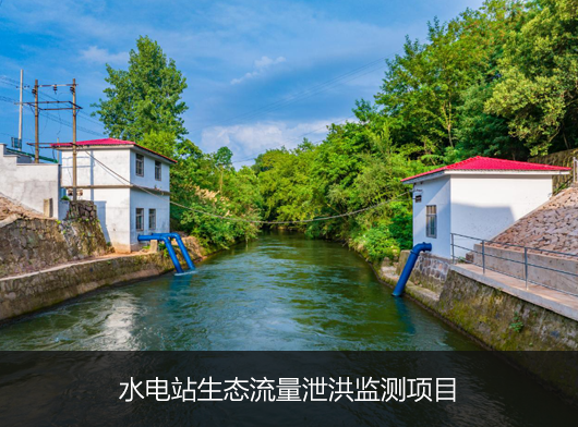 水电站生态流量泄洪监测项目